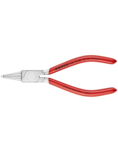 Alicate para arandelas para arandelas interiores en taladros recubiertos de plástico cromado 140 mm KNIPEX 44 13 J0