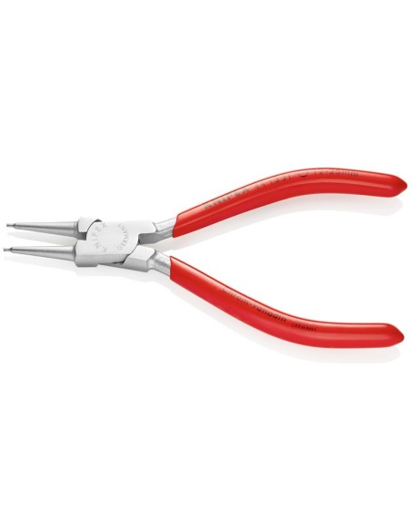Alicate para arandelas para arandelas interiores en taladros recubiertos de plástico cromado 140 mm KNIPEX 44 13 J1