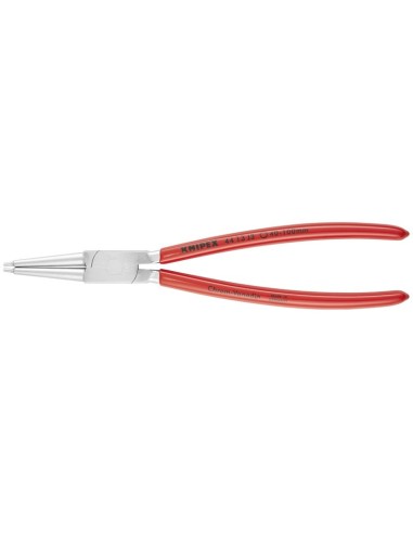 Alicate para arandelas para arandelas interiores en taladros recubiertos de plástico cromado 225 mm KNIPEX 44 13 J3