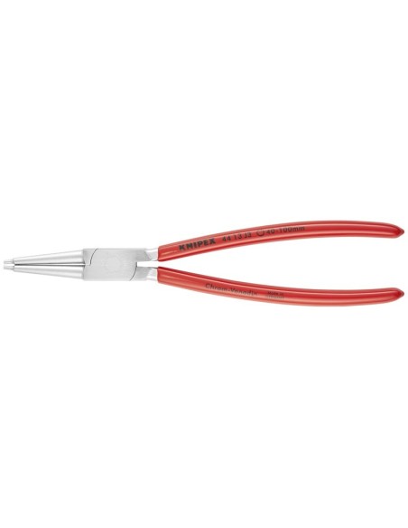 Alicate para arandelas para arandelas interiores en taladros recubiertos de plástico cromado 225 mm KNIPEX 44 13 J3