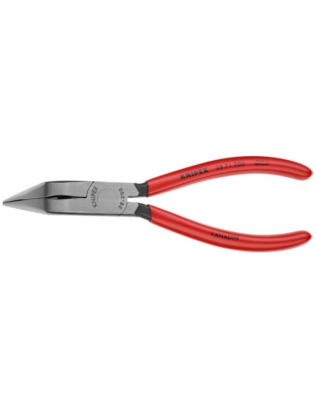Alicate para mecánicos recubiertos de plástico negro atramentado 200 mm KNIPEX 38 71 200