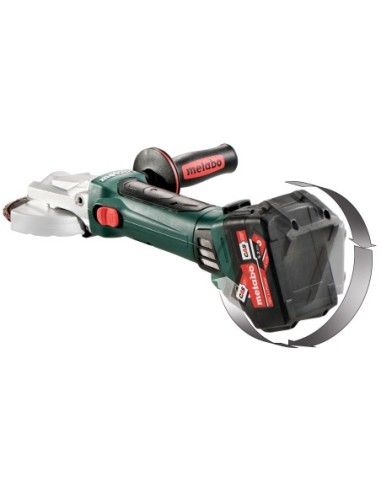 Amoladora eléctrica 1800W de 125mm METABO 601306840 WF 18 LTX 125 Quick