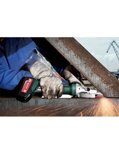Amoladora eléctrica 1800W de 125mm METABO 601306840 WF 18 LTX 125 Quick