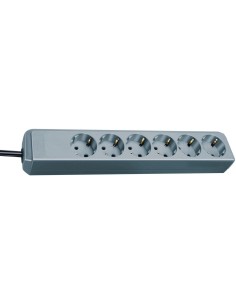 Base de tomas múltiples Eco-Line gris plata