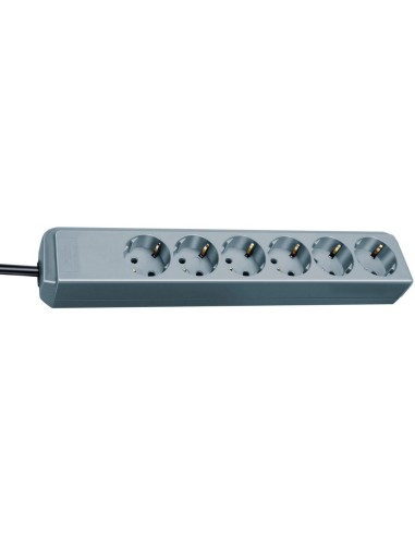 Base de tomas múltiples Eco-Line gris plata