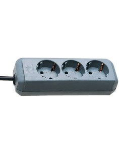 Base de tomas múltiples Eco-Line gris plata 2