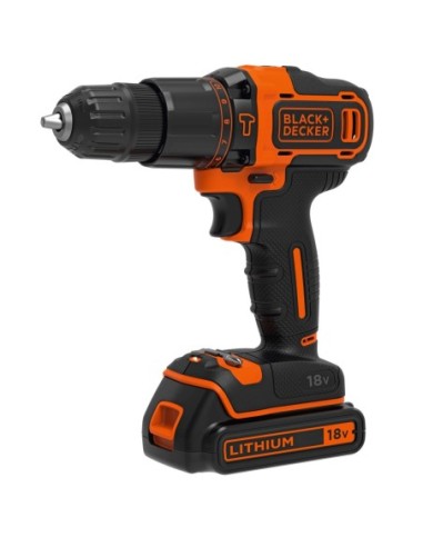 BDCHD18K-QW - Taladro percutor 18V + cargador 400mA + 1 batería