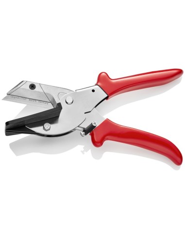 Cortador para cable de cinta con fundas de plástico cromado 215 mm KNIPEX 94 15 215 EAN