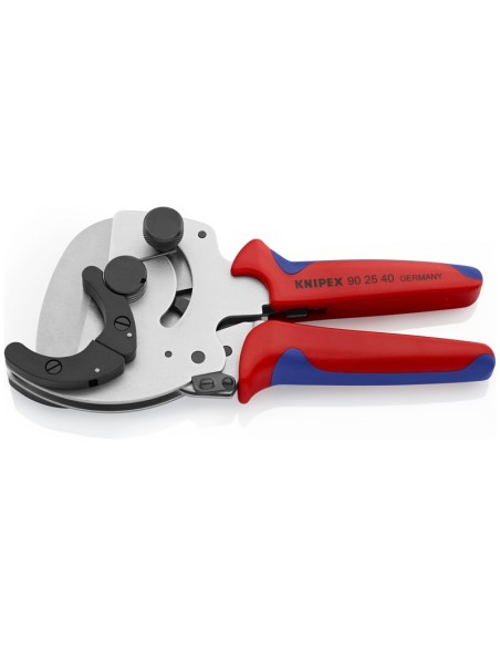 Cortatubos para tubos combinados y de plástico con fundas multicomponentes galvanizado 210 mm KNIPEX 90 25 40