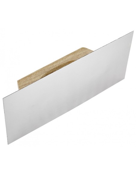 Alyco 195780 llana trapezoidal inoxidable mango madera