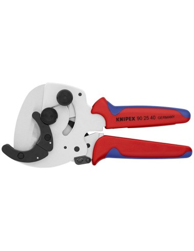 Cortatubos para tubos combinados y de plástico con fundas multicomponentes galvanizado 210 mm KNIPEX 90 25 40