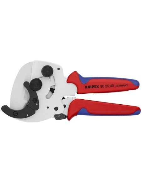 Cortatubos para tubos combinados y de plástico con fundas multicomponentes galvanizado 210 mm KNIPEX 90 25 40