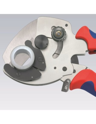 Cortatubos para tubos combinados y de plástico con fundas multicomponentes galvanizado 210 mm KNIPEX 90 25 40