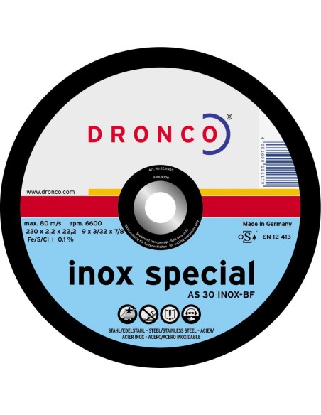 Disco de corte AS 30 T INOX Special