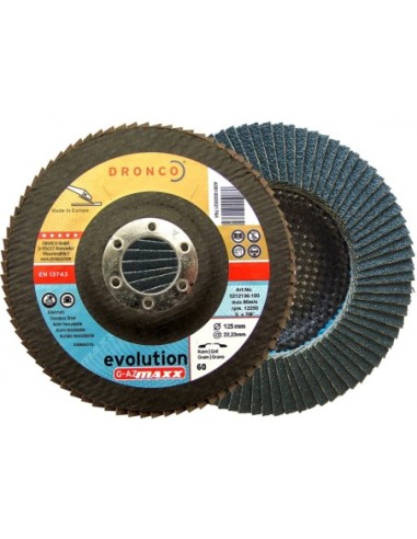 Discos de láminas abrasivas zirconio (base abombada) G-AZ MAXX