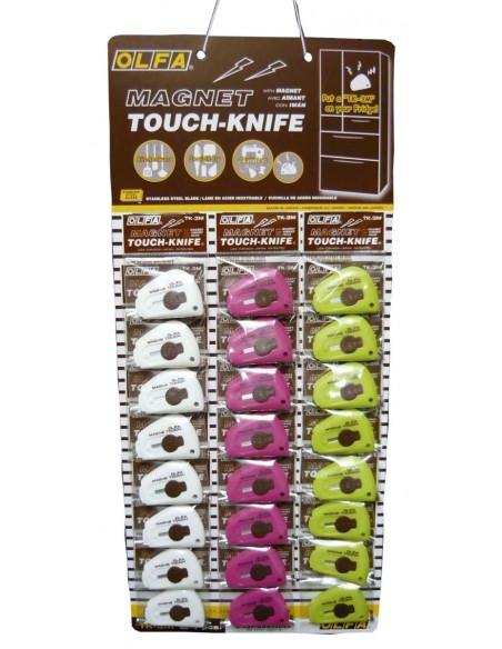 Display de 24 mini cúters magnéticos TK-3M