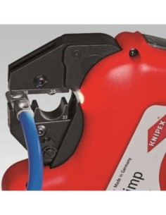 eCrimp Crimpadora electromecánica para mordazas intercambiables 270 mm KNIPEX 97 43 E AUS 2