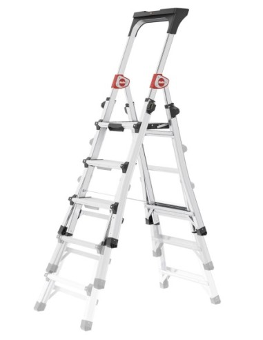 Escalera de tijera telescópica TL100 TopLine