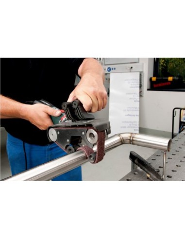 LIJADORA DE CINTA PARA TUBOS 900W + MALETÍN, METABO 602183510 RBE 9-60