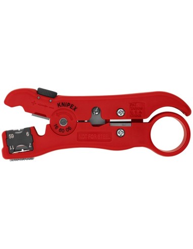 Pelacables para cables coaxiales y cables de datos 125 mm KNIPEX 16 60 06 SB