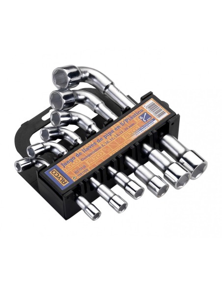 ALYCO 175030 Juego de 6 llaves de pipa forjadas