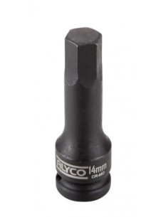ALYCO 198285 Llaves de vaso de impacto con punta hexagonal de 1/2