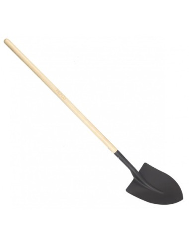 Alyco 198604 pala punta con mango madera