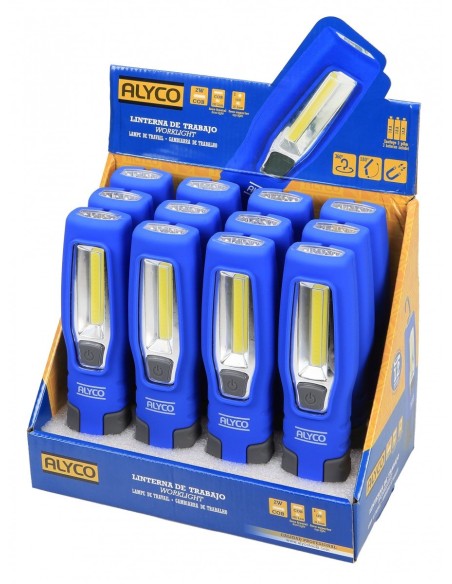 ALYCO 190512 Linterna bifocal con pie metálico