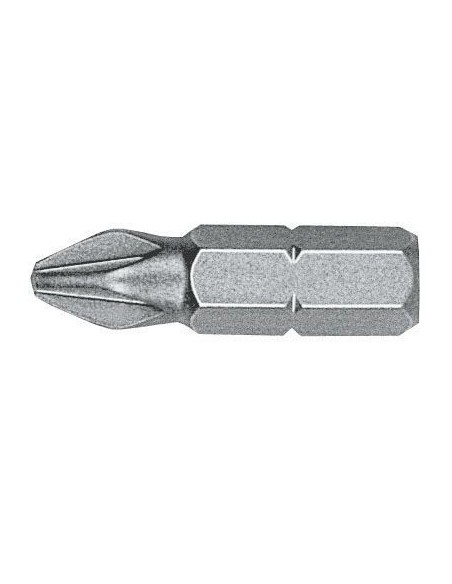 Punta Pozidriv (PZ) STANDARD guía 1/4 corta (en caja industrial)