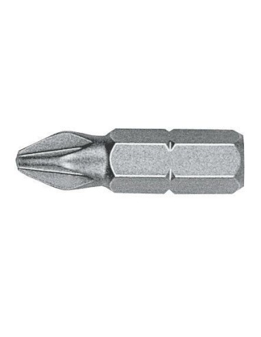 Punta Pozidriv (PZ) STANDARD guía 1/4 corta (en caja industrial)