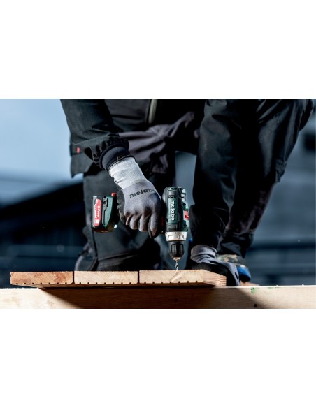 TALADRO ATORNILLADOR A BATERÍA 12V, METABO 601036890 PowerMaxx BS 12