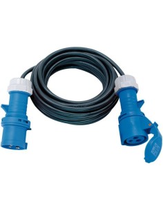 Alargador eléctrico IP44 H07RN-F 3G con clavijas y conectores CEE 230V/16A para uso industrial, marítimo y camping 2
