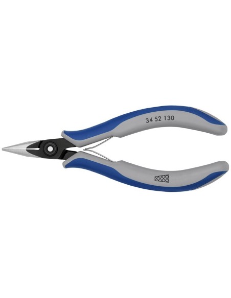 Alicate de precisión de montaje para electrónica con fundas multicomponentes bruñido 130 mm KNIPEX 34 52 130
