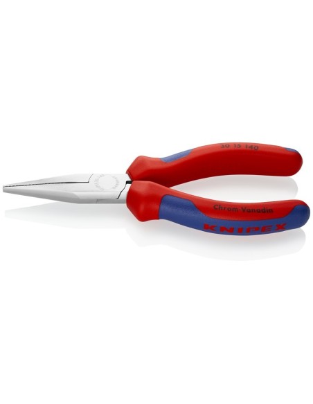 Alicate de boca larga con fundas multicomponentes cromado 140 mm KNIPEX 30 15 140
