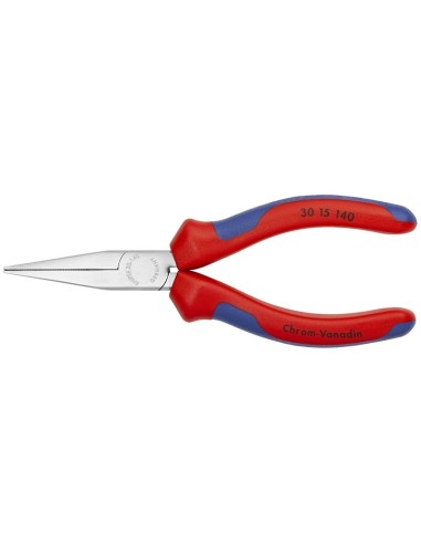 Alicate de boca larga con fundas multicomponentes cromado 140 mm KNIPEX 30 15 140