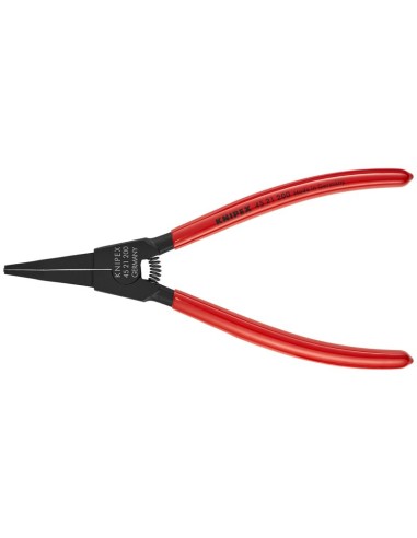 Alicate para arandelas especiales para arandelas de retención en ejes recubiertos de plástico bruñido 200 mm KNIPEX 45 21 200