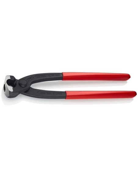 Alicate para abrazaderas de oreja recubiertos de plástico negro atramentado 220 mm KNIPEX 10 99 I220