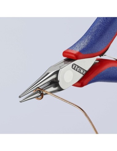 Alicate de montaje para electrónica con fundas multicomponentes 115 mm (cartulina autoservicio/blíster) KNIPEX 35 32 115 SB