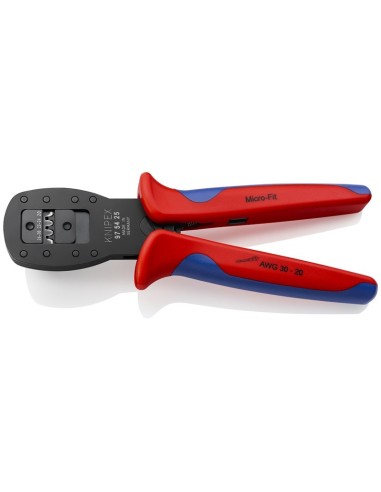 Alicate para crimpar mini-conectores crimpado en paralelo para conectores de la serie Mini-Fit de Molex LLC con fundas multico