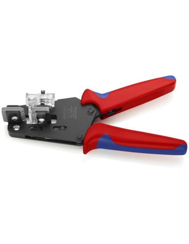 Alicate pelacables de precisión con cuchillas de forma precisa con fundas multicomponentes bruñido 195 mm KNIPEX 12 12 02
