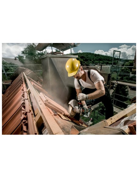 Amoladora 230mm + 2 baterías de 36V + cargador ASC Ultra + maletín METABO 613101660 WPB 36 LTX BL 230