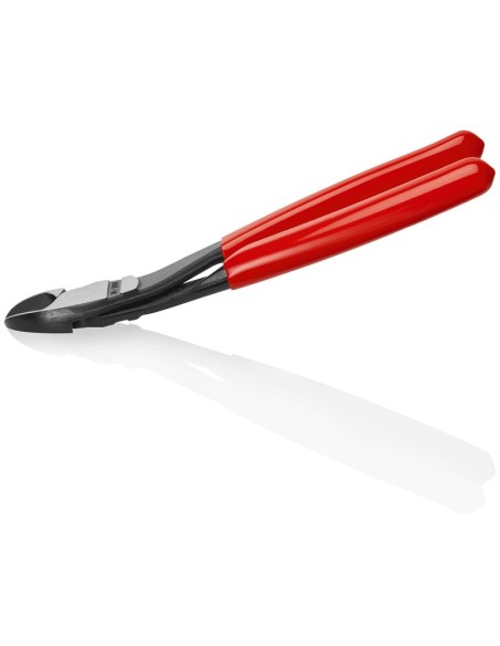 Alicates de corte diagonal de fuerza recubiertos de plástico negro atramentado 200 mm KNIPEX 74 21 200