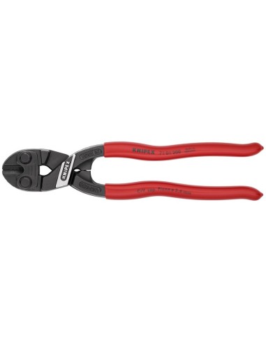 CoBolt Cortabulones compacto recubiertos de plástico negro atramentado 200 mm KNIPEX 71 01 200