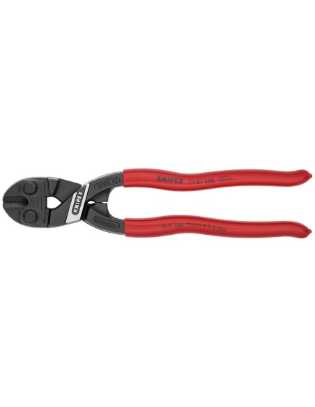 CoBolt Cortabulones compacto recubiertos de plástico negro atramentado 200 mm KNIPEX 71 01 200