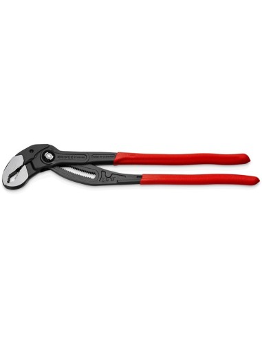 Cobra XL Llave para tubos y tenaza para bombas de agua recubiertos de plástico gris atramentado 400 mm KNIPEX 87 01 400