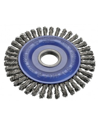 Cepillos circulares alambre trenzado especial soldadura - Agujero 22,2mm