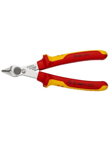 Electronic Super Knips VDE aislados con fundas multicomponentes, según norma VDE 125 mm KNIPEX 78 06 125