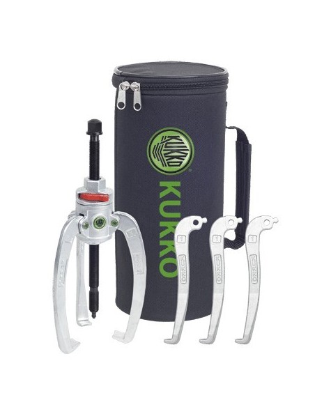 Extractor combinado de 3 brazos con mecanismo de bloqueo