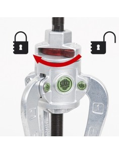 Extractor combinado de 3 brazos con mecanismo de bloqueo 2