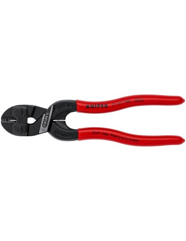 CoBolt S Cortabulones compactos con muesca en el filo de corte recubiertos de plástico negro atramentado 160 mm (cartulina aut